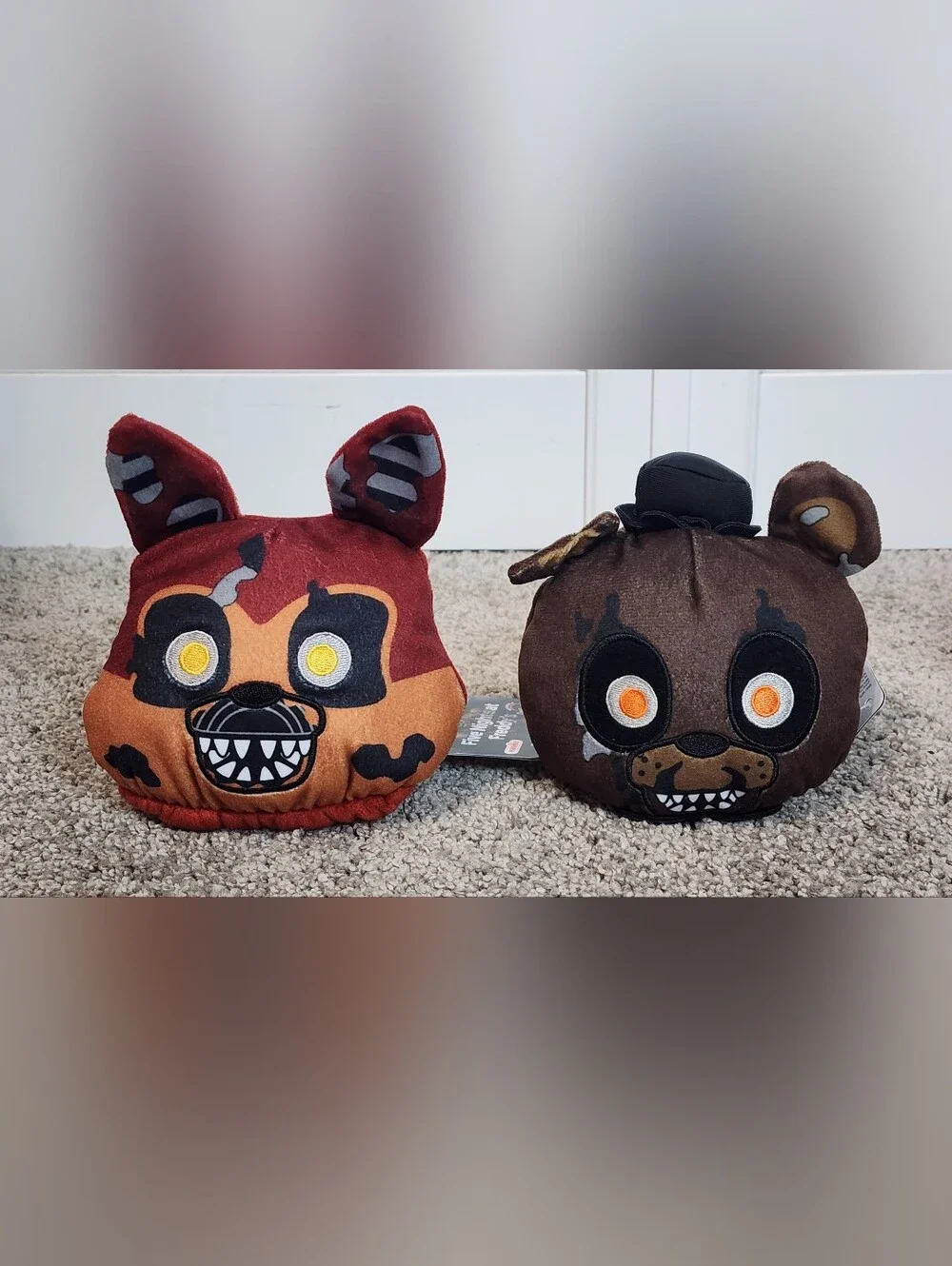 Five Nights At Freddy's Plush Lot, Nightmare Freddy/Bonnie, Reversible FNAF Set